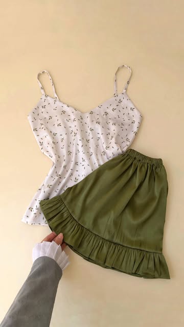 ست زیتون ساتن الیکس درجه یک